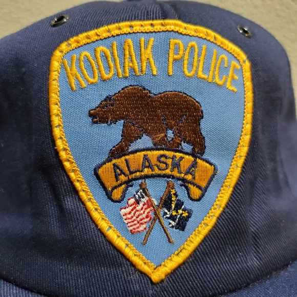 VTG 90s Kodiak Police Alaska Pro Style‎ Padded Hat
